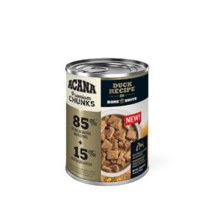 Acana Premium Chunks, Duck Recipe in Bone Broth