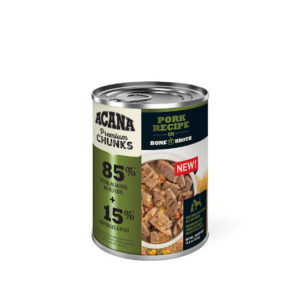Acana Premium Chunks, Pork Recipe in Bone Broth