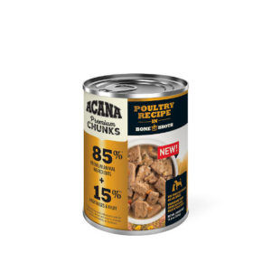 Acana Premium Chunks, Poultry Recipe in Bone Broth