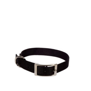 AK-9 Single Layer Nylon Collar 1" (25 mm), Black