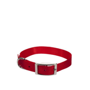 AK-9 Single Layer Nylon Collar 1" (25 mm), Red
