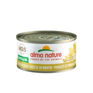 Almo Nature HQS Natural Chicken and Cheese in broth
