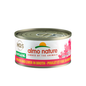 Almo Nature HQS Natural Chicken and Liver in broth