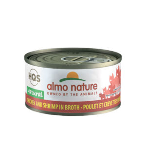 Almo Nature HQS Natural Chicken and Shrimp in broth