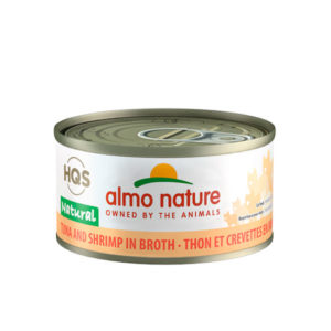 Almo Nature HQS Natural Tuna and Shrimp in broth