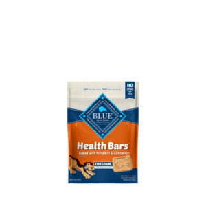 Blue Health Bars Baked with Pumpkin and Cinnamon