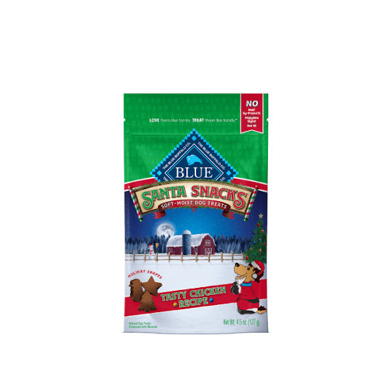 Blue santa hotsell snacks