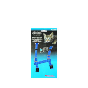 Burgham Adjustable 3/8" Harness, Blue