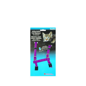 Burgham Adjustable 3/8" Harness, Purple