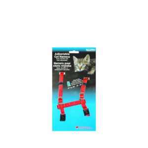 Burgham Adjustable 3/8" Harness, Red