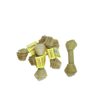 Burgham Rawhide Brown Knotted Bone
