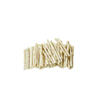 Burgham Rawhide Brown Twist Stick