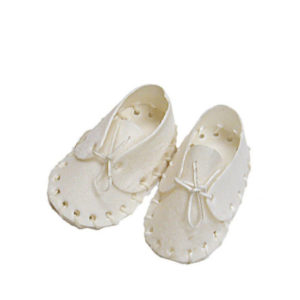 Burgham Rawhide White Shoe