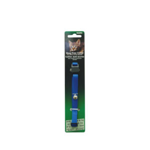 Burgham Snag Free Break Away Cat Collar, Blue