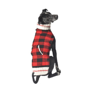 Chilly Dog Buffalo Plaid Wool Sweater