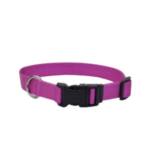 Coastal Adjustable Nylon Collar with Tuff Buckle, Orchid
