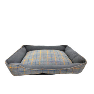 Cumfy Plaid Bed, Grey
