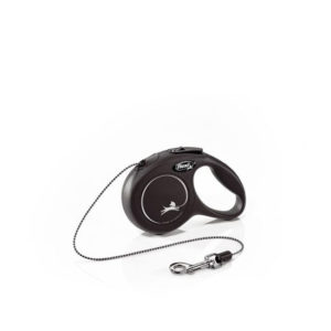 Flexi New Classic Retractable Lead - Cord 10' Black