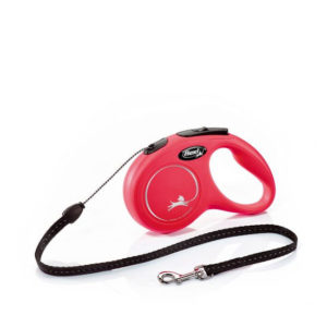 Flexi New Classic Retractable Lead - Cord 16' Red
