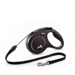 Flexi New Classic Retractable Lead - Cord 26' Black