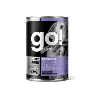 go! Solutions Fit + Free Grain Free Chicken, Turkey + Duck Stew