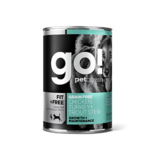 go! Solutions Fit + Free Grain Free Chicken, Turkey + Trout Stew