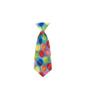 Huxley & Kent Long Tie - Party Time Blue