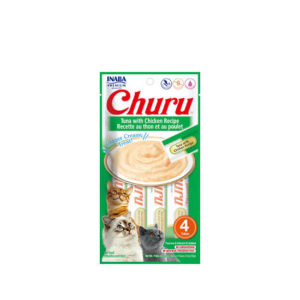 Inaba Churu Tuna with Chicken Purée 4pk