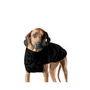 Muttluks Belted Dog Coat, Black