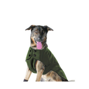 Muttluks Belted Dog Coat, Green