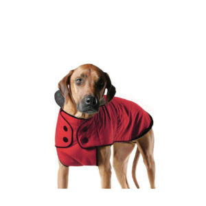 Muttluks Belted Dog Coat, Red