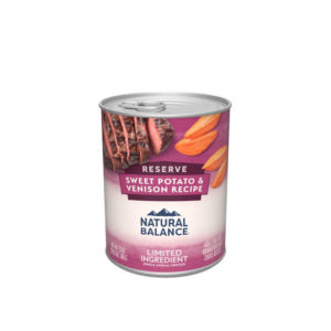 Natural Balance Limited Ingredient Reserve Sweet Potato & Venison Recipe