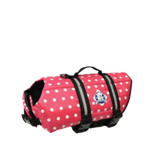 Paws Aboard Life Jacket, Pink Polka Dot