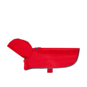 RC Pet Packable Rain Poncho - Crimson