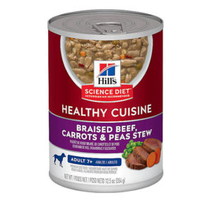 Science Diet Adult 7+ Healthy Cuisine Beef, Carrots & Peas Stew