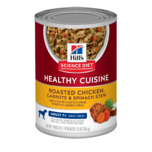 Science Diet Adult 7+ Healthy Cuisine Chicken, Carrots & Spinach Stew