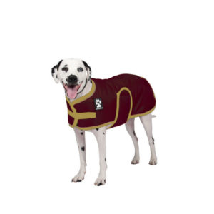 Shedrow K9 Tundra Winter Coat, Burgundy/Beige