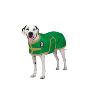 Shedrow K9 Tundra Winter Coat, Green/Beige