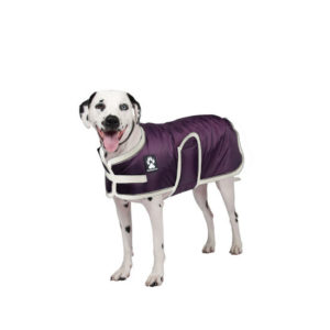 Shedrow K9 Tundra Winter Coat, Plum/Grey