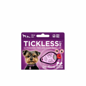 Tickless Classic Pet Ultrasonic Tick and Flea Repellent, Pink