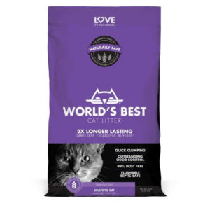 World's Best Multiple Cat Lavender Scented Litter