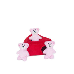 Zippy Paws Valentine's Burrow - Heart 'n Bears